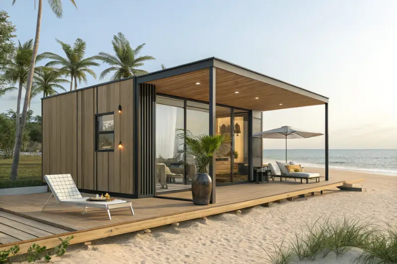 hotel chambre bungalow container modulaire