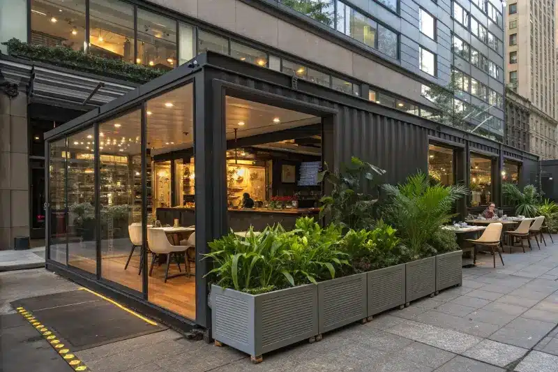 street food coffe shop truck modulaire container